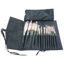Roll And Go Cosmetic Bag With 32 Beauty Brushes [2913]