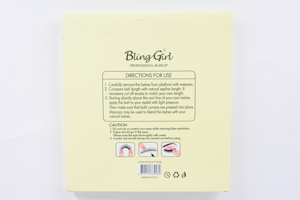 Bling Girl 8 Pairs Eyelash [3419]