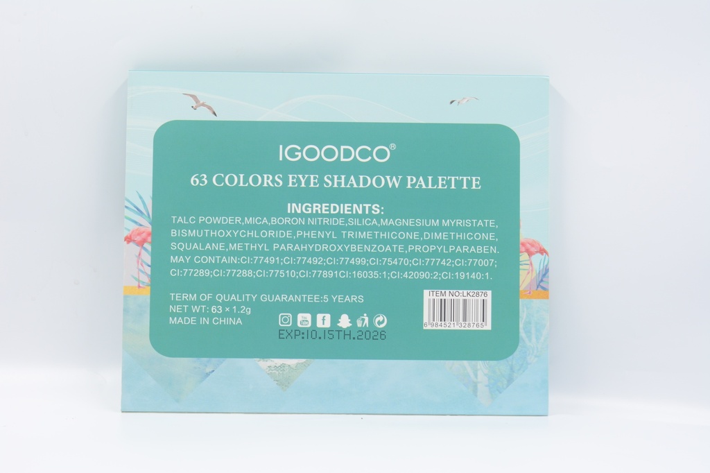 IGOODCO 63-IN-1 Travel around The World Eyeshadow [3641]