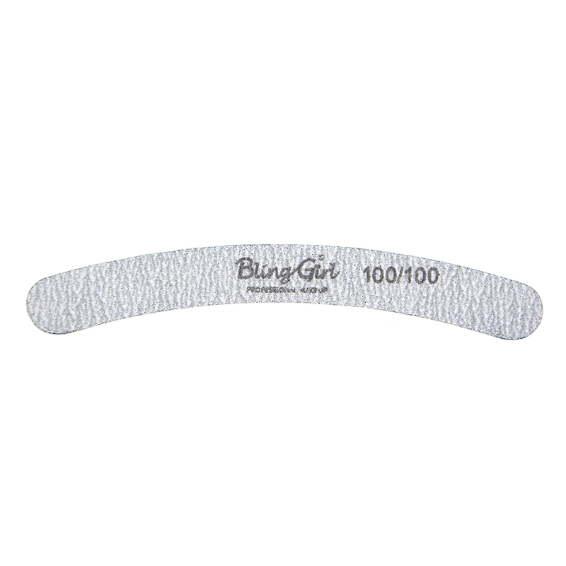 Bling Girl Banana Double sided Grey Nail File [7093]