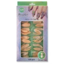 Bling Girl BG-151 Almond Full Cover Press On Soft Tips 100 pcs [7525]