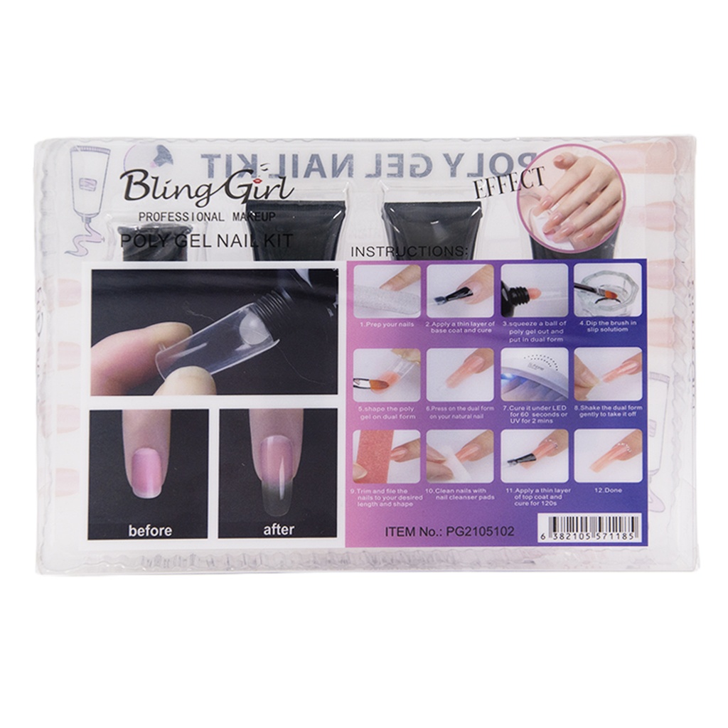 Bling Girl Professional Poly Gel Nail Kit [7726]