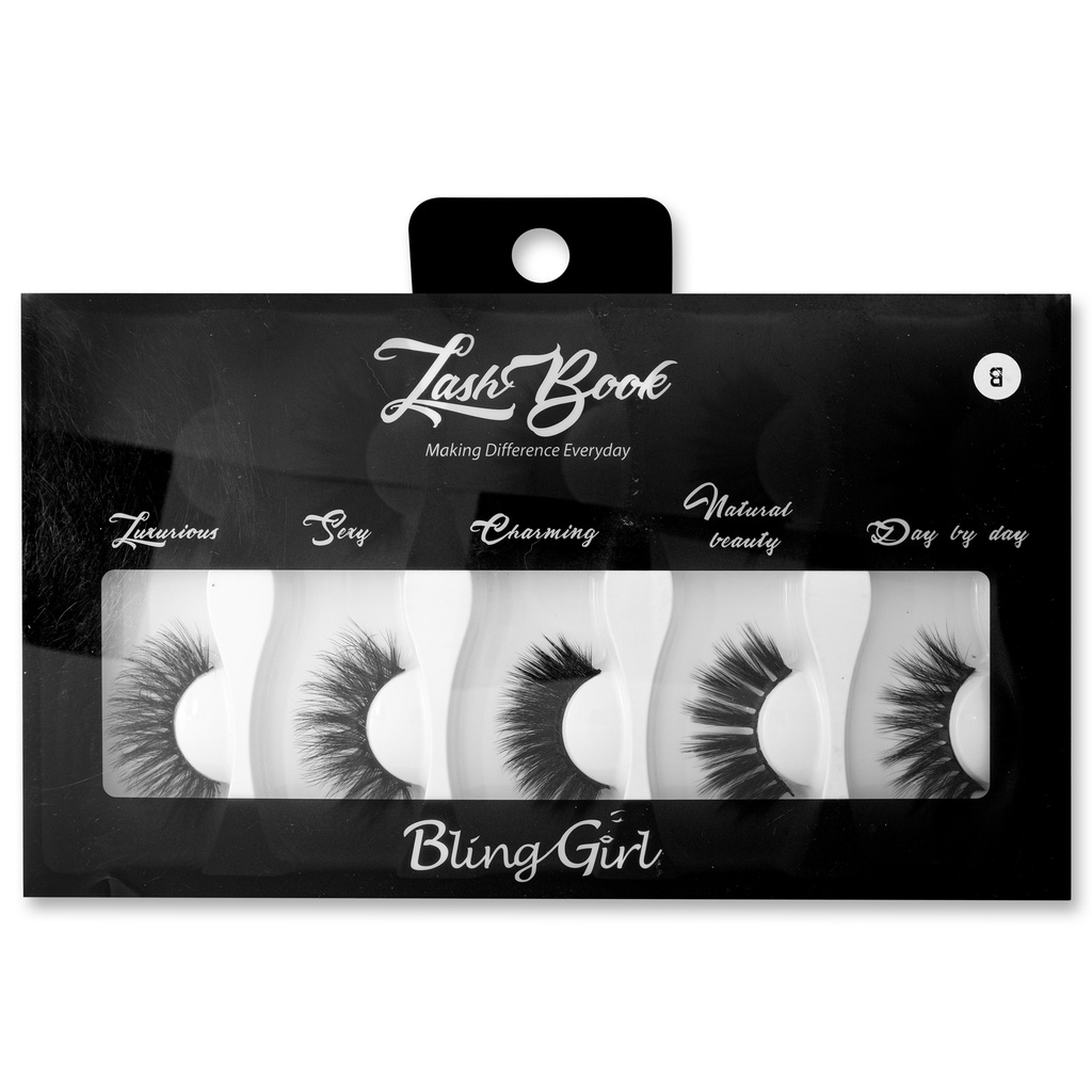 Bling Girl Lash Book Eyelash Combo [7847]