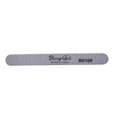 Bling Girl Double Sided Straight Grey Nail File [7993]