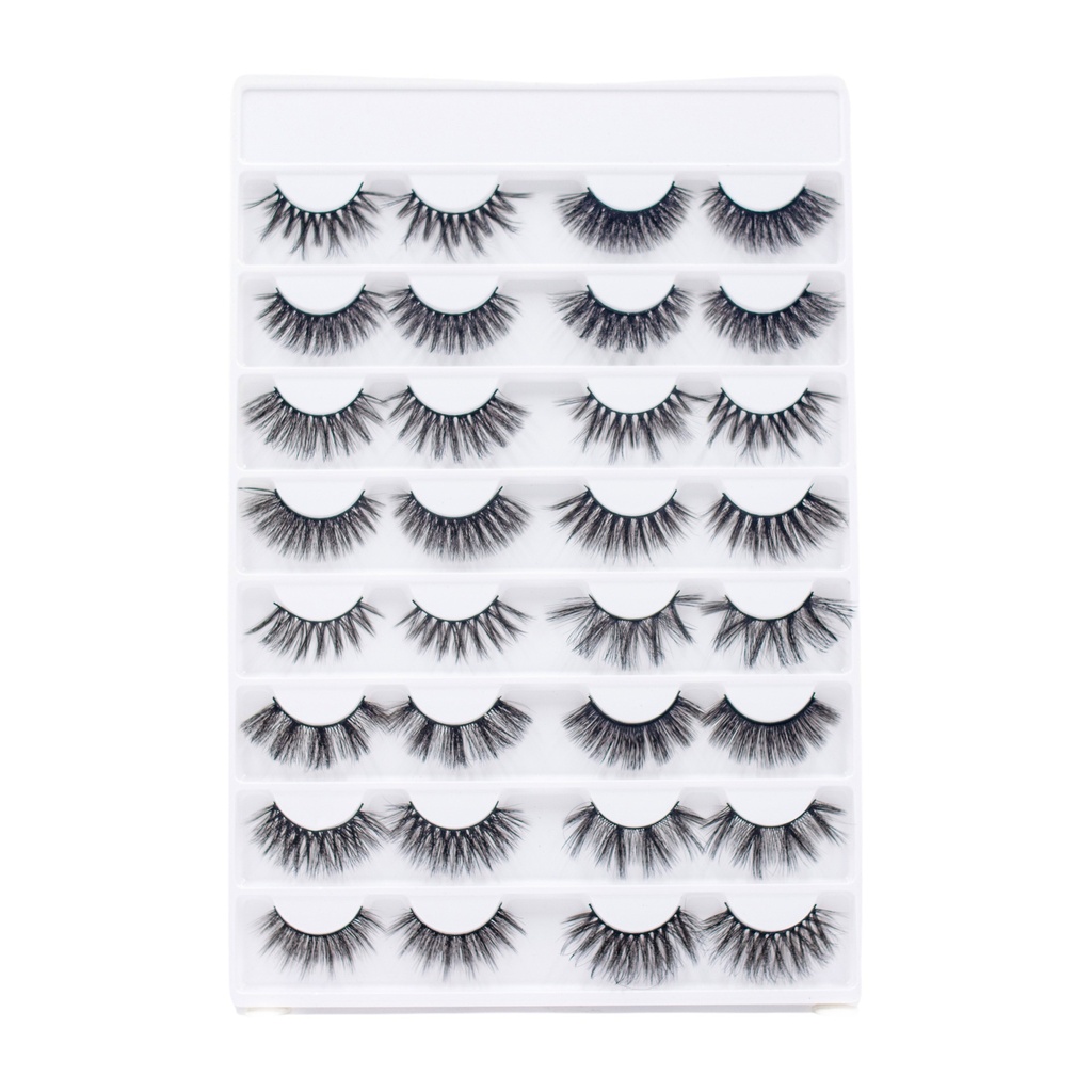 Bling Girl 3D To 8D Eyelash Combo 16 Pairs [8899]