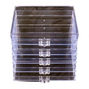 Multiple Organizer Acrylic Display Pull Out Stand [9138]