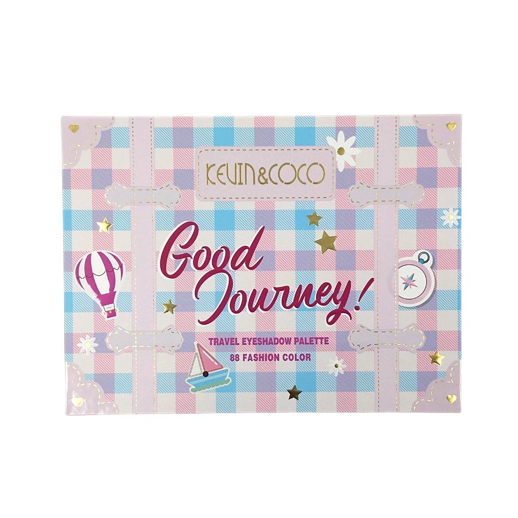 Kevin &amp; Coco Good Journey 88 Colour Travel Eyeshadow Palette [ S23FP112]