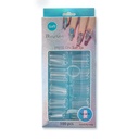 Bling Girl BG-157 Square French Tip Press On Soft Tips 100 pcs [1777]