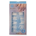 Bling Girl BG-167 Coffin French Tip Press On Soft Tips 100 pcs [2250]