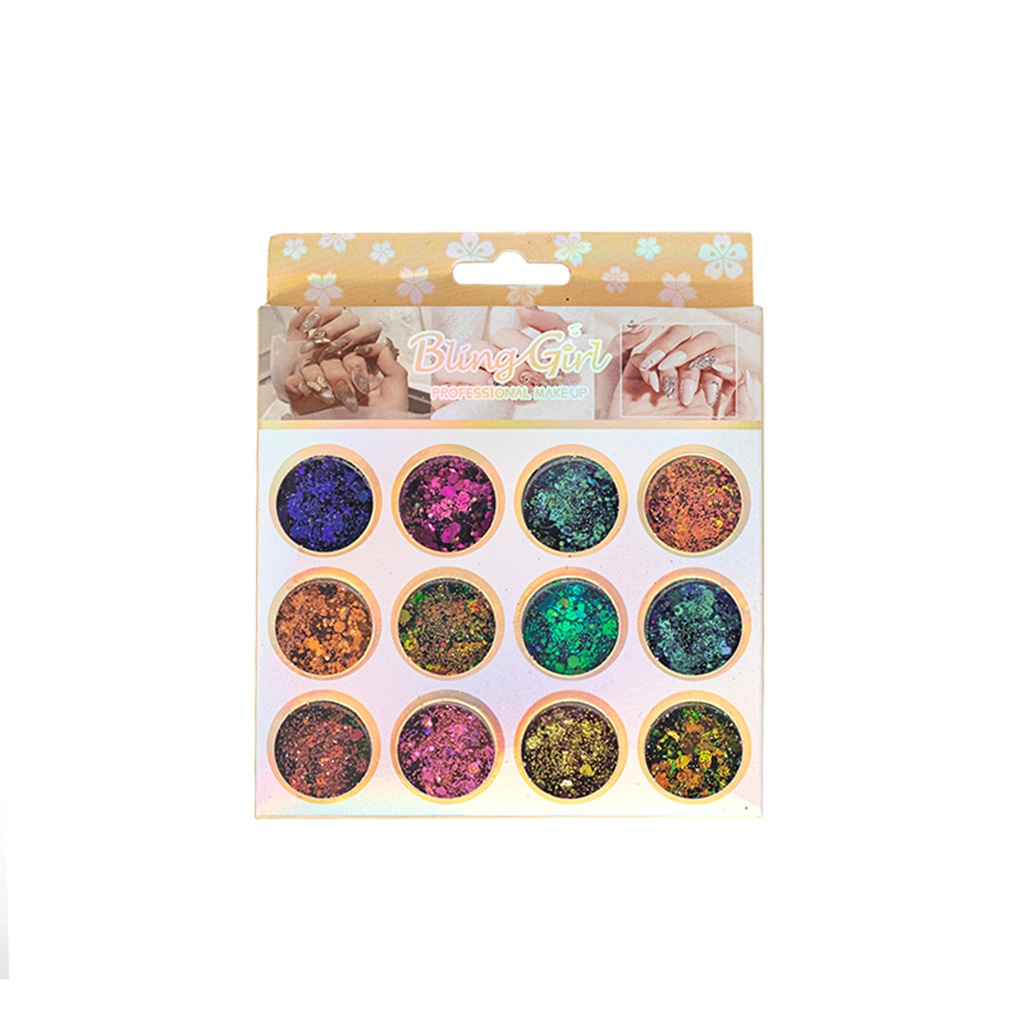 Bling Girl Glitters Combo 12 pcs [1012]