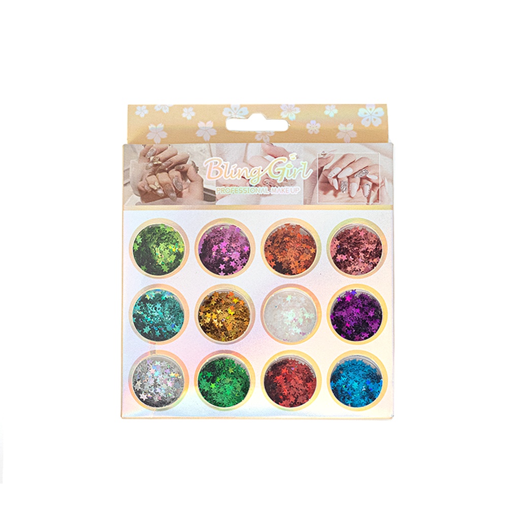 Bling Girl Glitters Combo 12 pcs [1012]