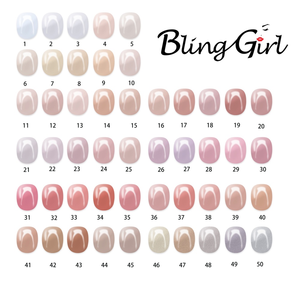 Bling Girl Strong Rubber Color Base 15ml 001# [S2401P96]