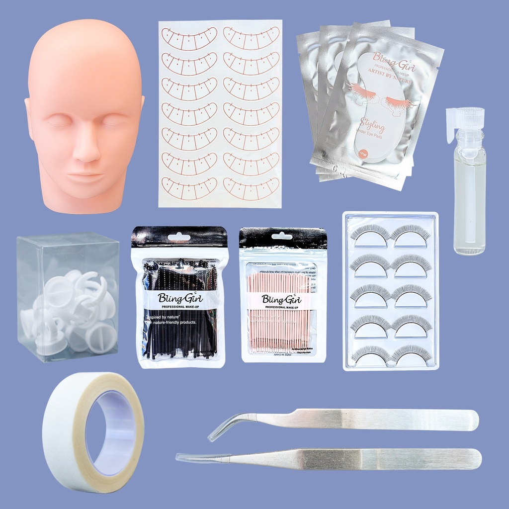 Bling Girl Eyelash Extension Practice Kit [ S11P02 ]