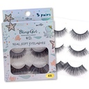 Bling Girl 4D Real Soft Eyelashes 3 Pairs [2844]