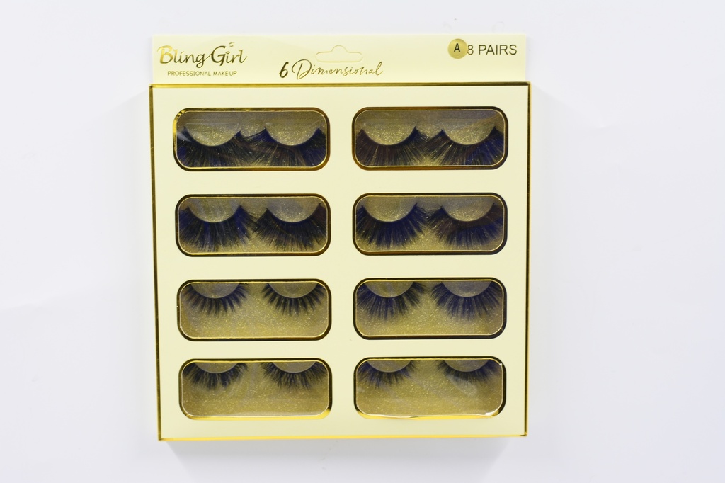 Bling Girl 8 Pairs Eyelash [3419]