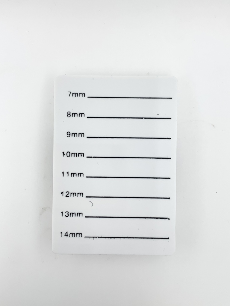 Eyelash Extension Measuring Tray [5646]