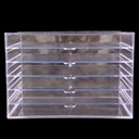 Multiple Organizer Acrylic Display Pull Out Stand [6734]