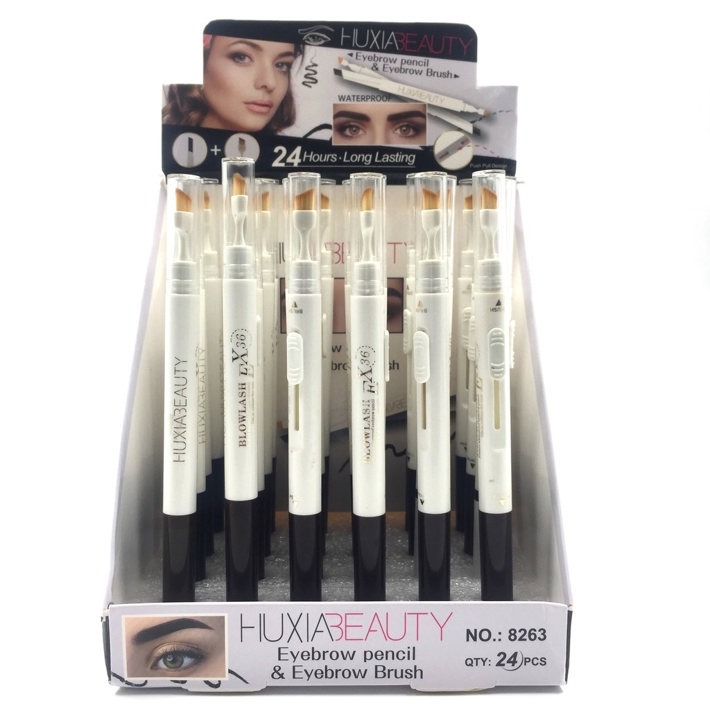 Huxia Beauty EX 36 2in1 Waterproof Eyebrow Pencil &amp; Brush [6123]