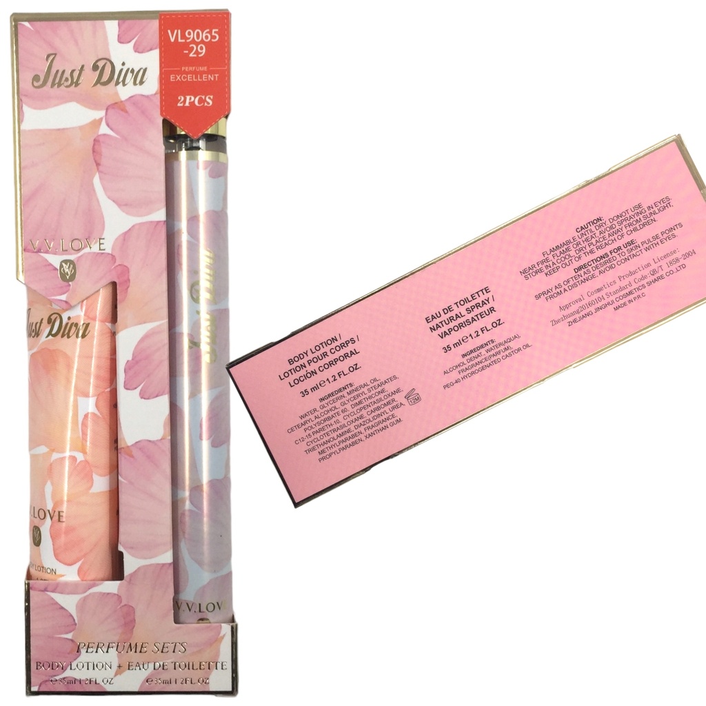 V.V Love Just Diva Lotion &amp; Eau de Toilette [S2305P52]