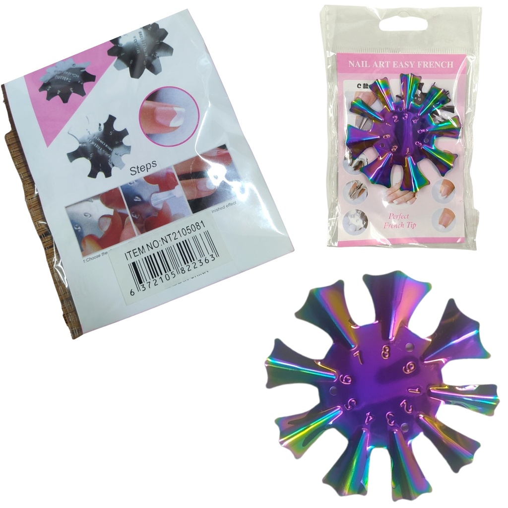 Bling Girl Nail Art  Easy French  [ S2306P07 ]