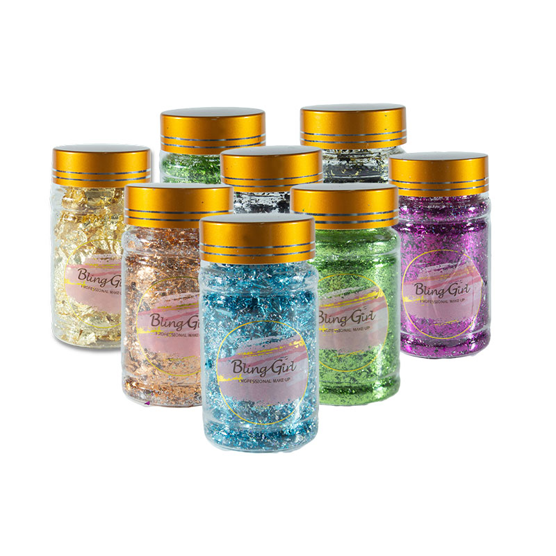 Bling Girl Professional Make Up Gold foil shreds[ S2310P98 ]