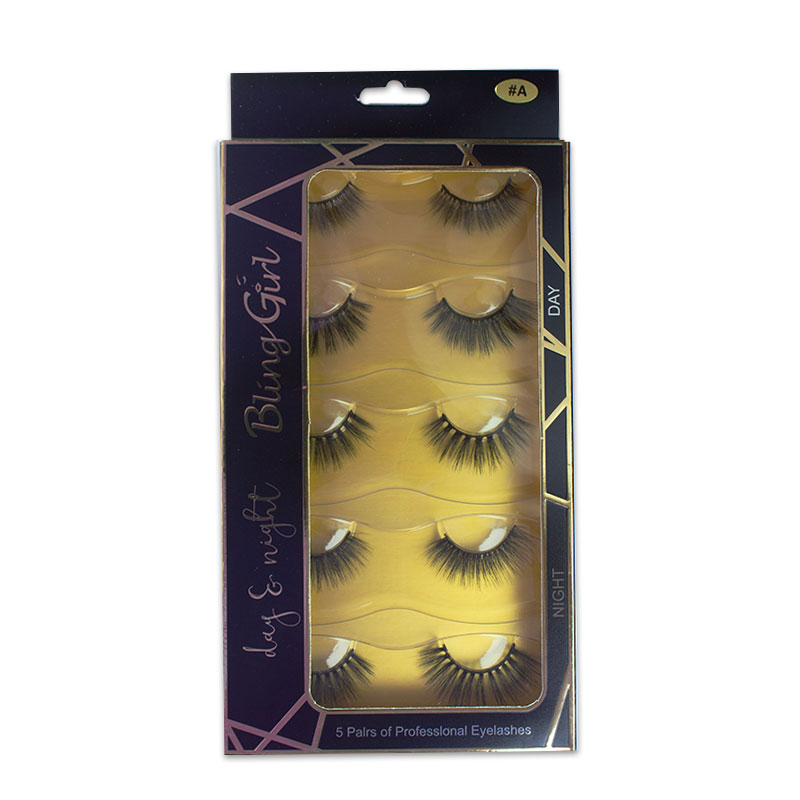 Blinggirl Day and Night Eyelashes 5 Pairs [ S2311P30 ]