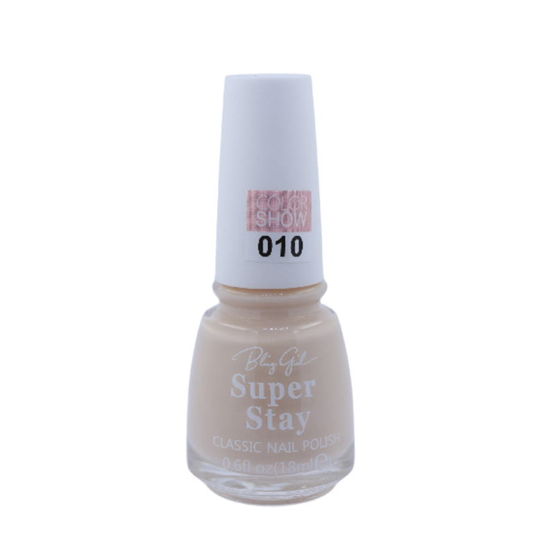 Bling Girl SUPER STAY CLASSIC NAIL POLISH18ml  010#[S2401P03]