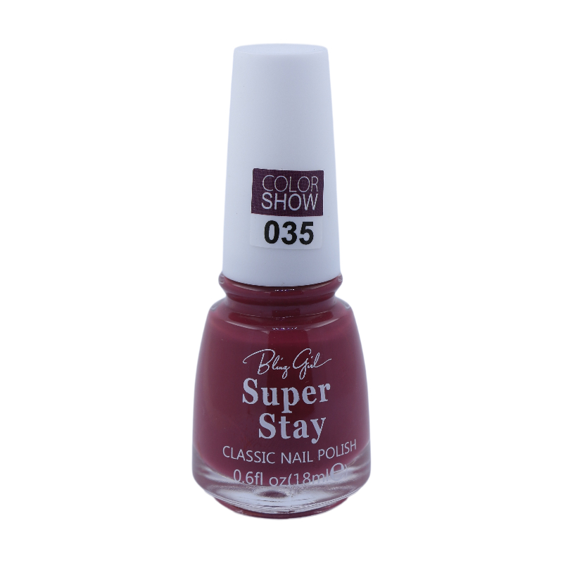 Bling Girl SUPER STAY CLASSIC NAIL POLISH18ml  035#[S2401P03]