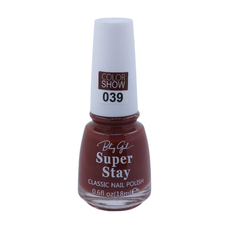 Bling Girl SUPER STAY CLASSIC NAIL POLISH18ml  039#[S2401P03]