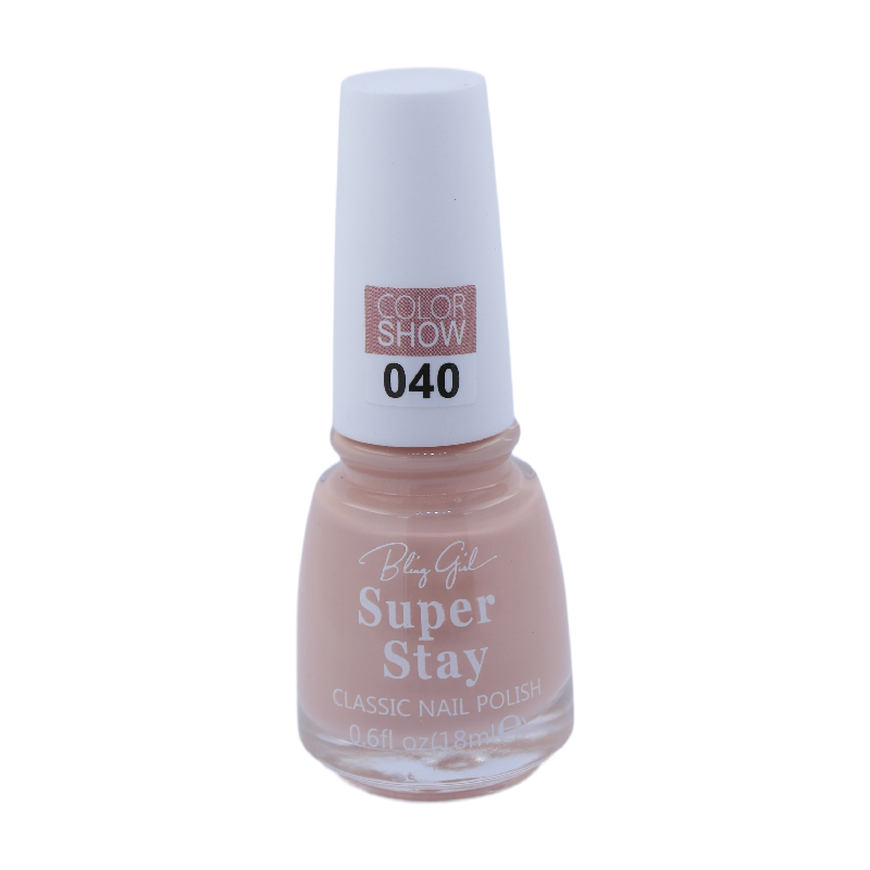 Bling Girl SUPER STAY CLASSIC NAIL POLISH18ml  040#[S2401P03]