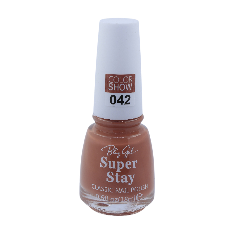 Bling Girl SUPER STAY CLASSIC NAIL POLISH18ml  042#[S2401P03]