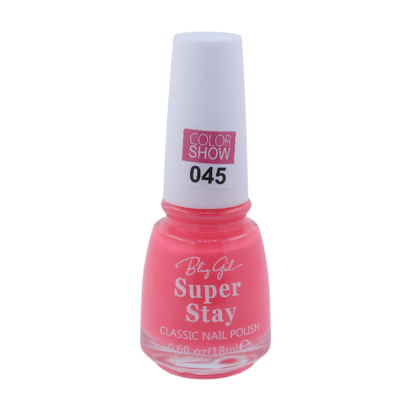 Bling Girl SUPER STAY CLASSIC NAIL POLISH18ml  045#[S2401P03]