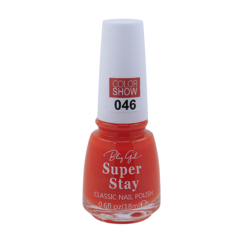 Bling Girl SUPER STAY CLASSIC NAIL POLISH18ml  046#[S2401P03]