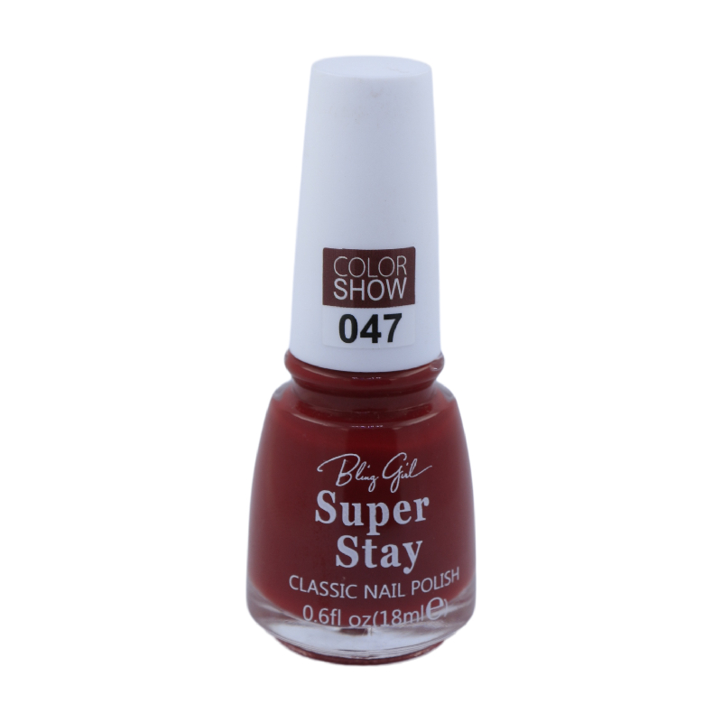 Bling Girl SUPER STAY CLASSIC NAIL POLISH18ml  047#[S2401P03]