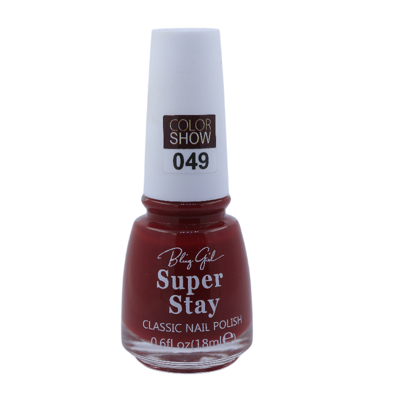 Bling Girl SUPER STAY CLASSIC NAIL POLISH18ml  049#[S2401P03]