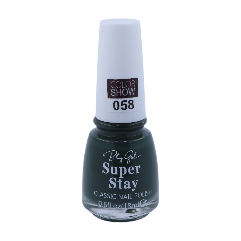 Bling Girl SUPER STAY CLASSIC NAIL POLISH18ml  058#[S2401P03]