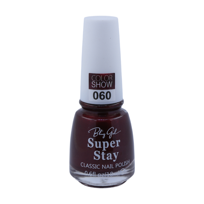 Bling Girl SUPER STAY CLASSIC NAIL POLISH18ml  060#[S2401P03]