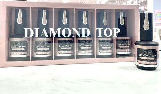[6342303123951] Bling Girl Diamond Glass Top Coat [S2307P02]