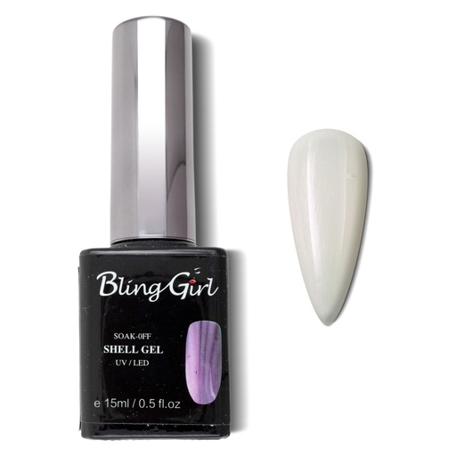 [6341907573551]  Bling Girl Rococo Shell Gel 15ml  [3208]