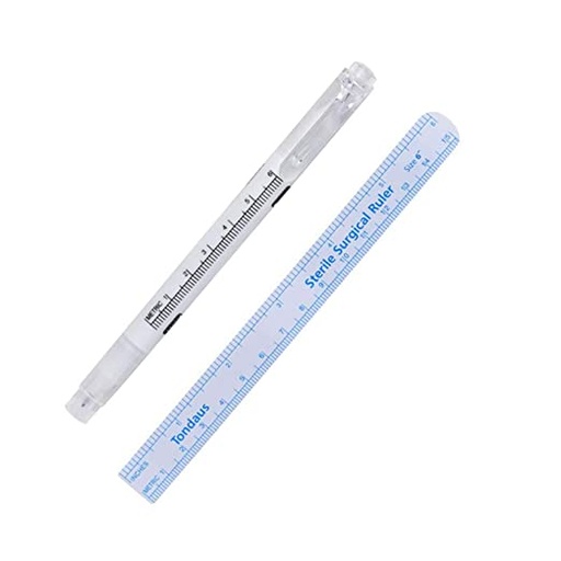 [6722010812650] Tondaus Surgical Skin Marker &amp; Ruler [5145]