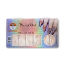 Bling Girl BG-66 Stiletto Full Cover Press On Soft Tips 500 pcs [7055]