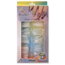 Bling Girl BG-153 Stiletto French Tip Press On Soft Tips 100 pcs [9112]