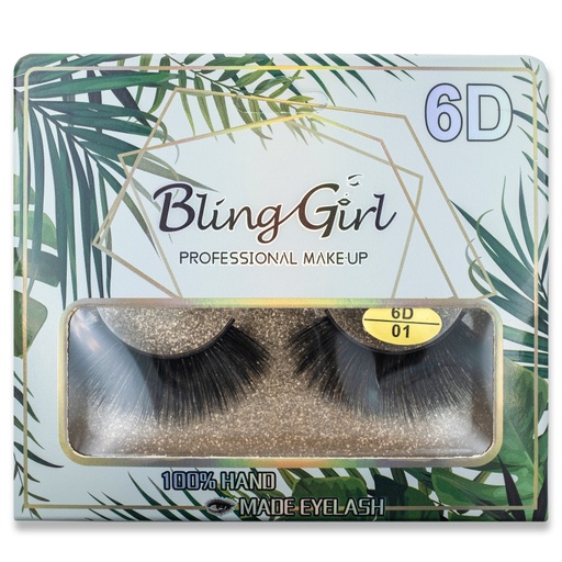 [6612109881288] Bling Girl 6D Handmade Eyelash [9489]