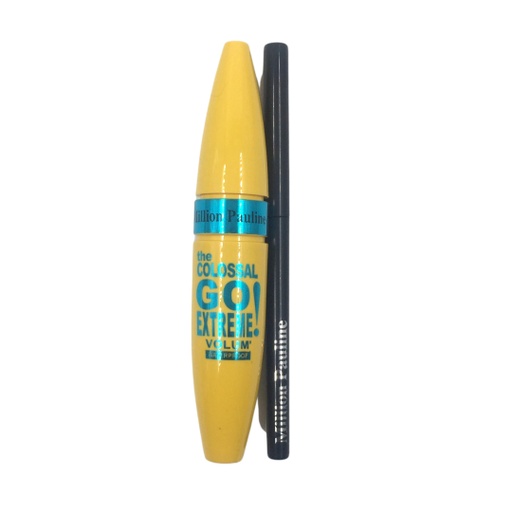 [6972038402481] Million Pauline Mascara And Eyeliner Waterproof [ S23FP08 ]