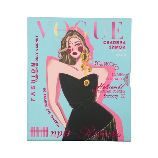 [6972081893205] Kevin &amp; Coco Blue Vogue 102 Colour Eyeshadow Palette [ S23FP88 ]