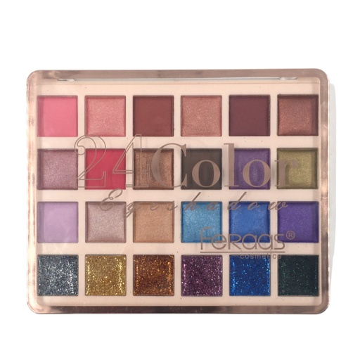 [6982021200314] Feraas Cosmetics 24 Colour Eyeshadow Palette [ S23FP89 ]