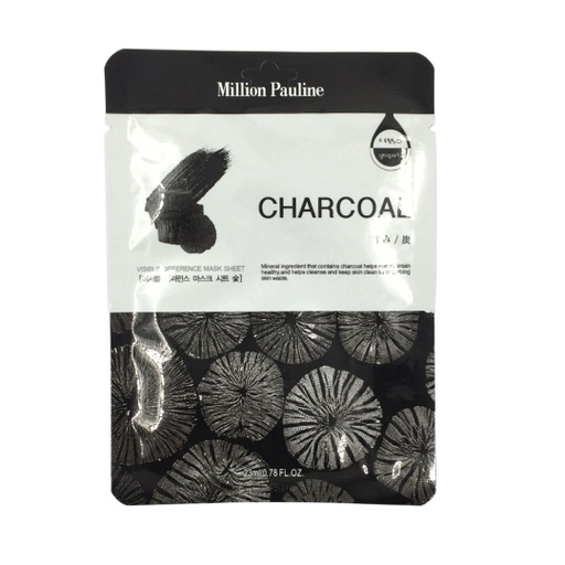 [6312210700217] Million Pauline Charcoal Visible Difference Mask Sheet [ S23JP48 ]