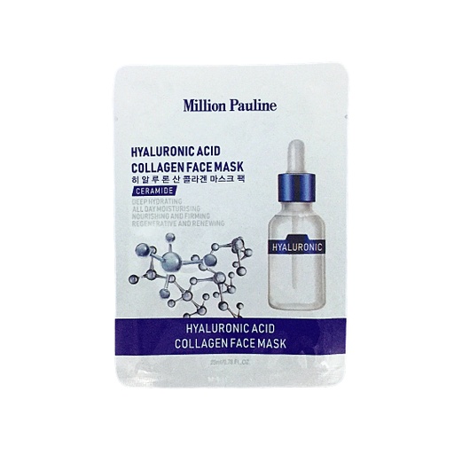 [6972038405949] Million Pauline Hyaluronic Acid Collagen Face Mask [ S23JP55 ]