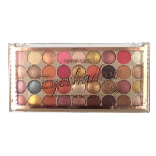 [6972423636408] Iman of noble 36 colours Round Eyeshadow Palette  [ S23FP144 ]