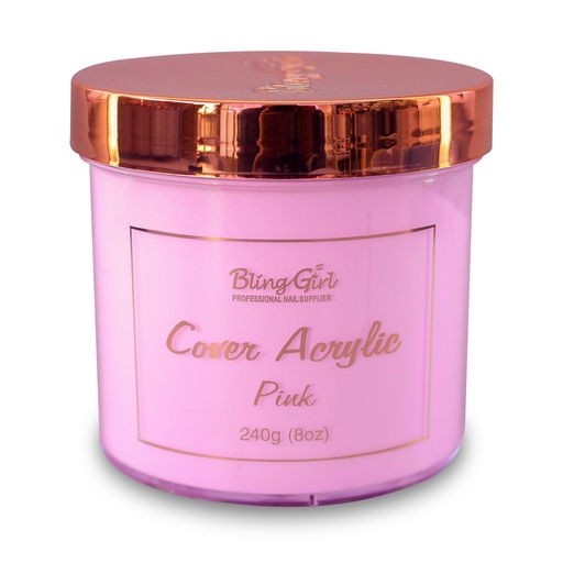 [6312203661976] Bling Girl Rose Gold Acrylic Powder 240G [S09P10]